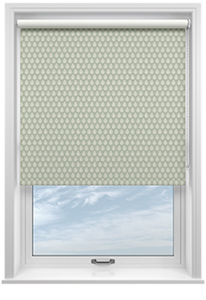 Emily Bond Jaipur, Sage - Twist&Fit Roller Blind